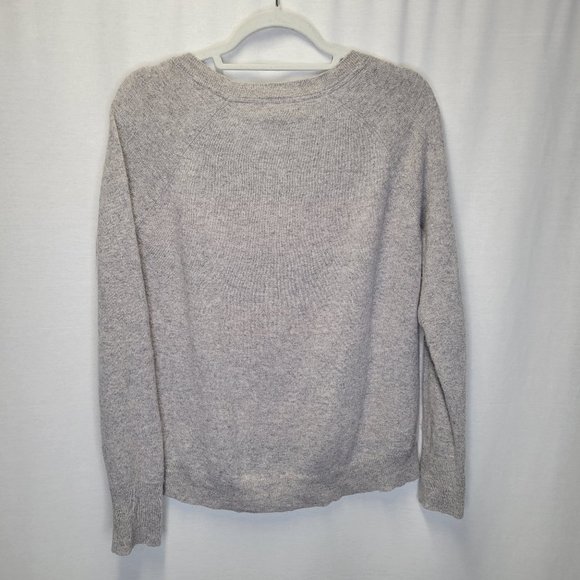 Apt 9 Women's Medium Cashmere Pullover Sweater Gray - Picture 2 of 4